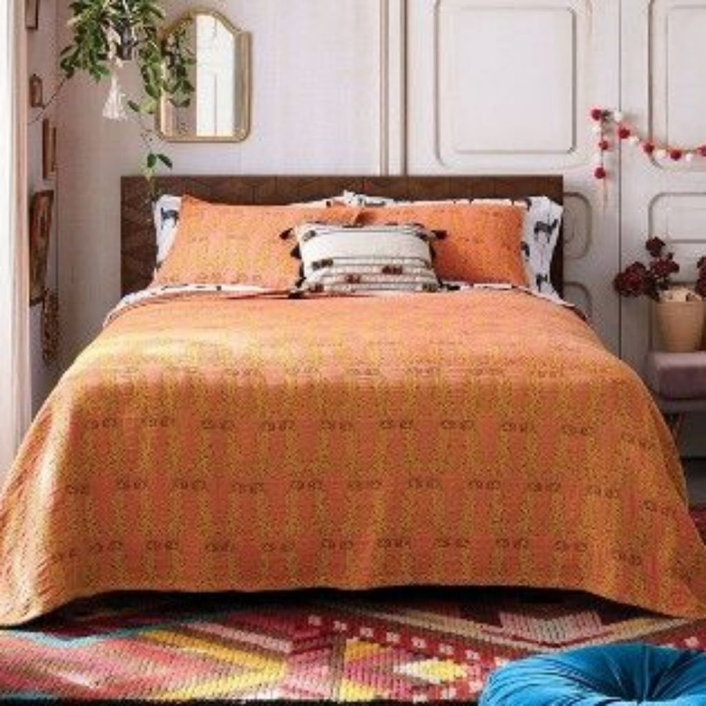 Opalhouse Leopard Matelasse Coverlet and Shams